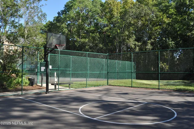 a view of outdoor space with swings