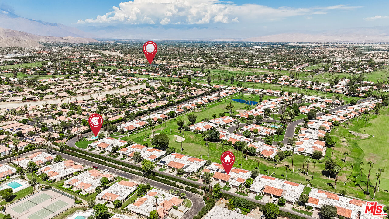 109 Torremolinos Drive Rancho Mirage, CA 92270 - Photo 36 of 39 an aerial view of city