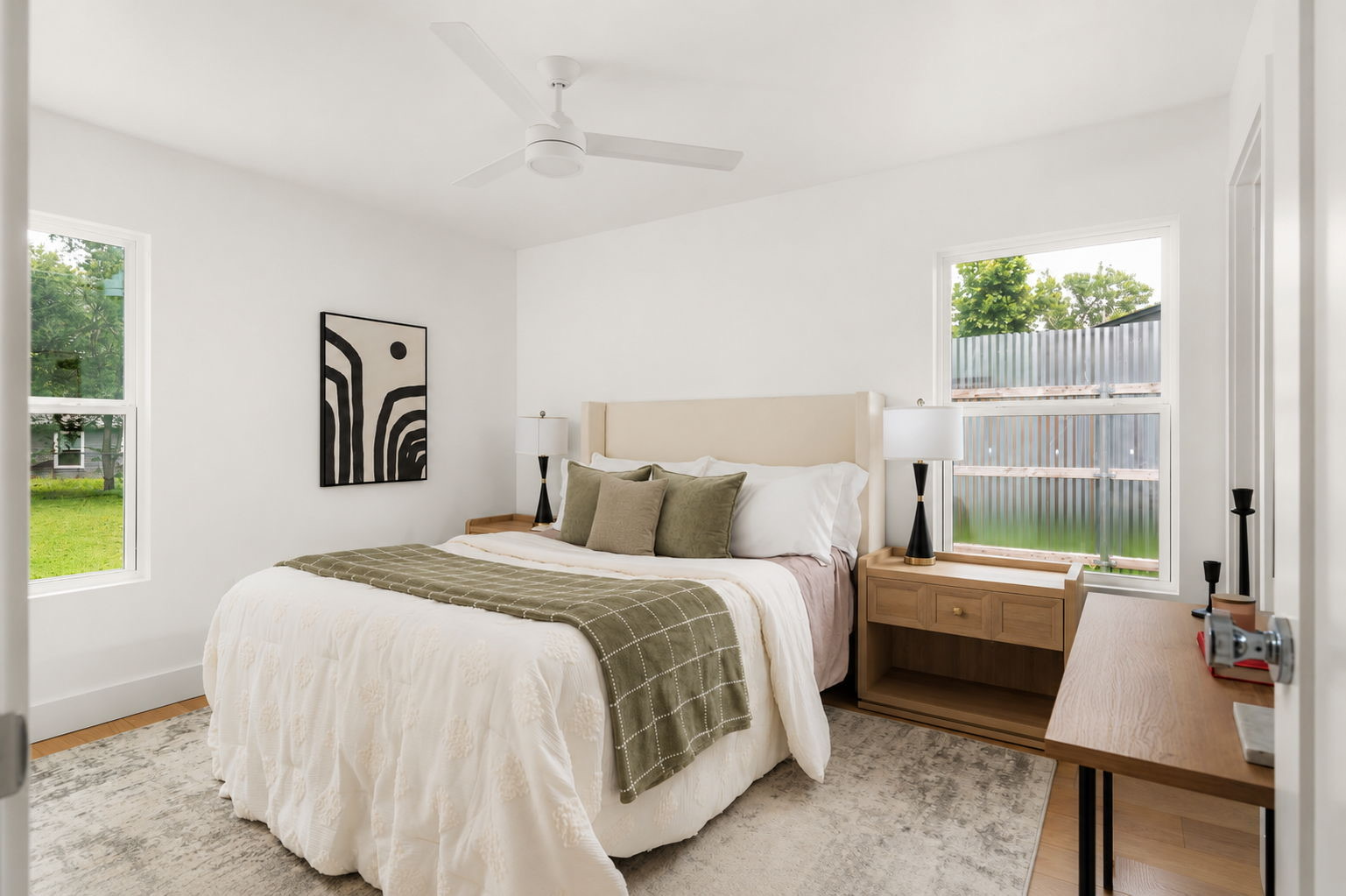 4902 Blueberry Trail, Unit 1 Austin, TX 78723 - Photo 15 of 30 a bedroom with a bed and a window