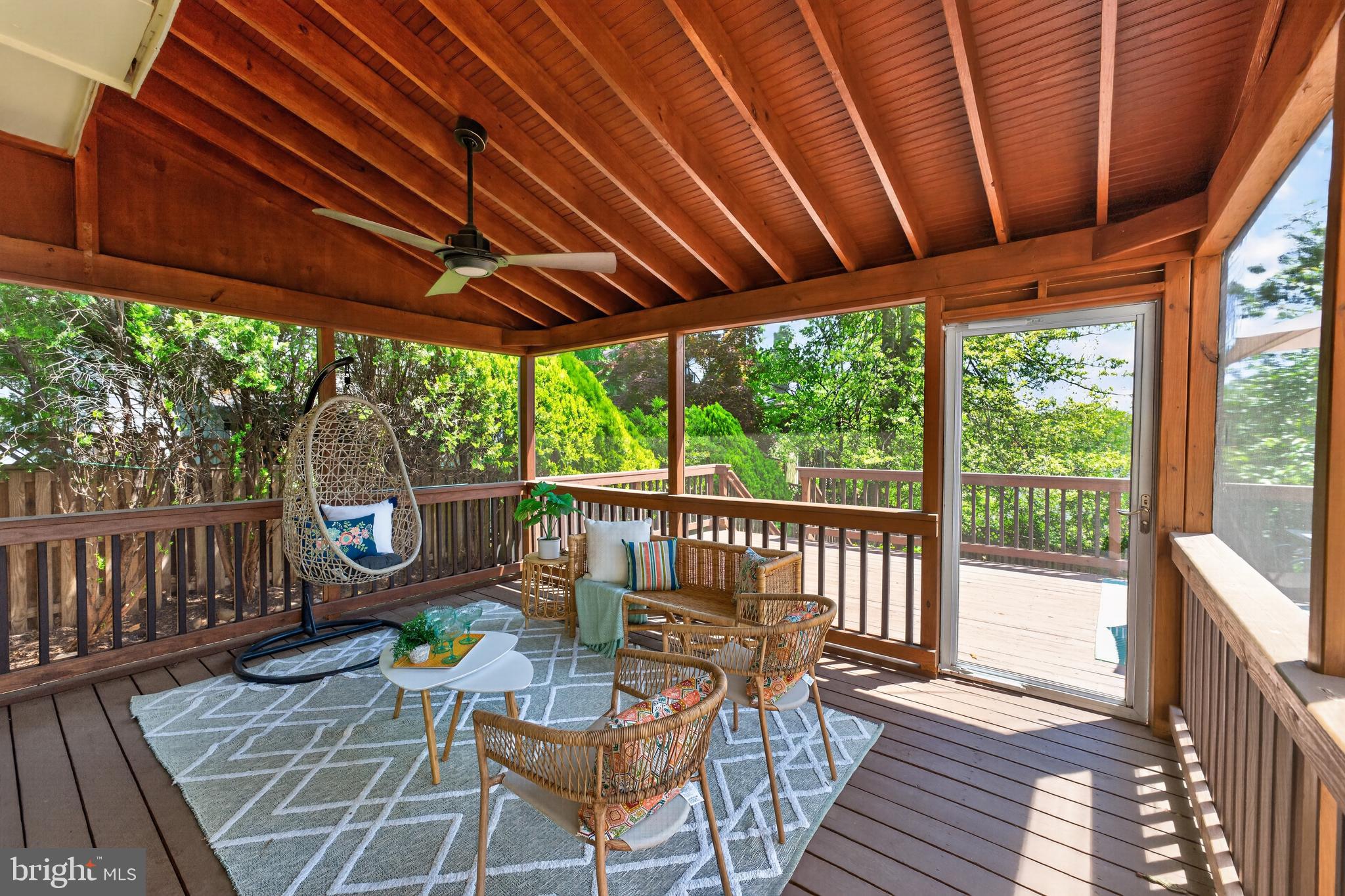 5430 22nd Road North Arlington, VA 22205 - Photo 103 of 135 Screened Porch - Breezy, Bug-Free Outdoor Living!