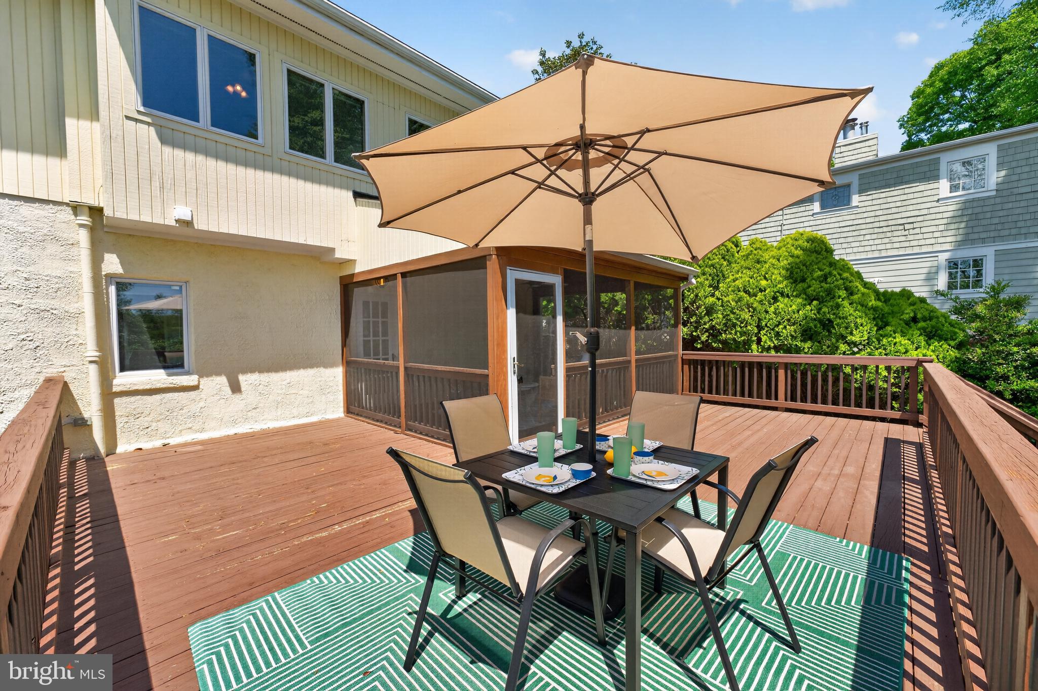 5430 22nd Road North Arlington, VA 22205 - Photo 112 of 135 HUGE Deck - Surrounded by Nature and Sunshine!