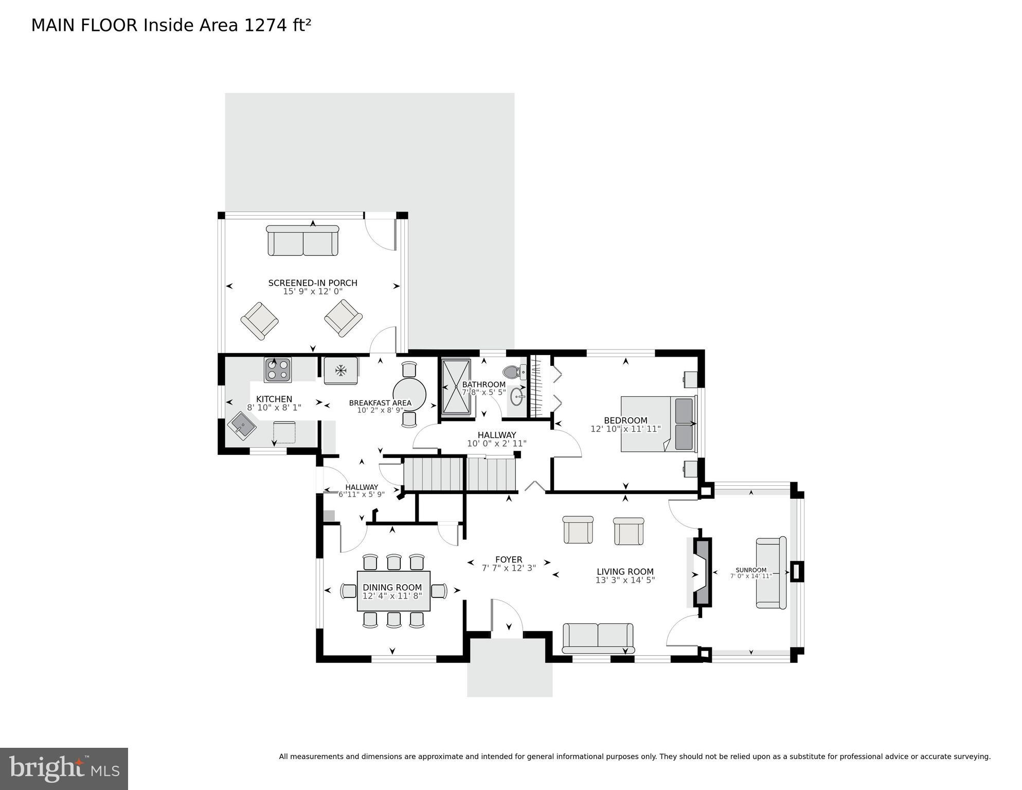 5430 22nd Road North Arlington, VA 22205 - Photo 133 of 135 Floor Plan - Main Level of the Home
