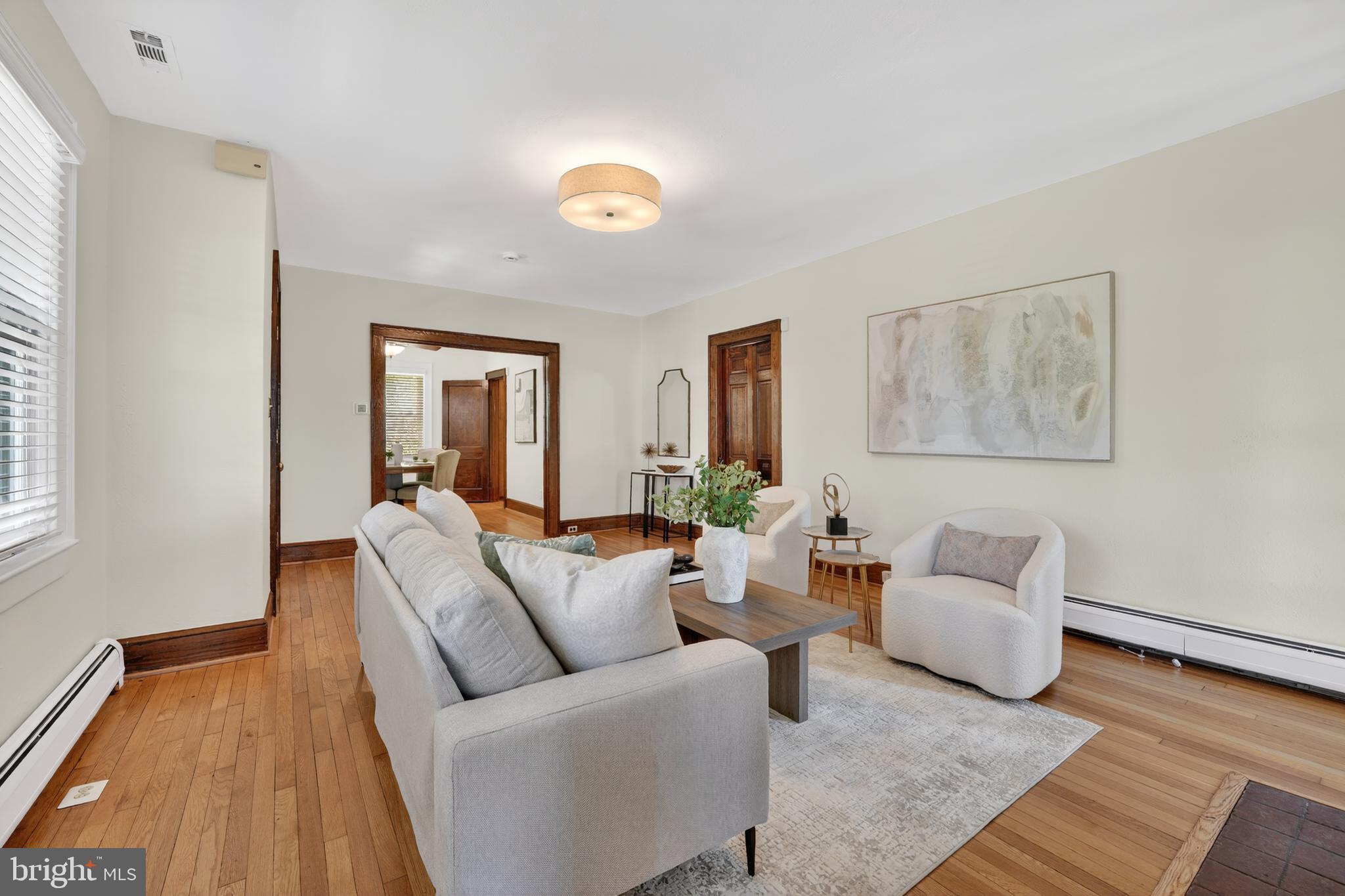 5430 22nd Road North Arlington, VA 22205 - Photo 15 of 135 Living Room Boasts Gleaming Hardwood Floors!