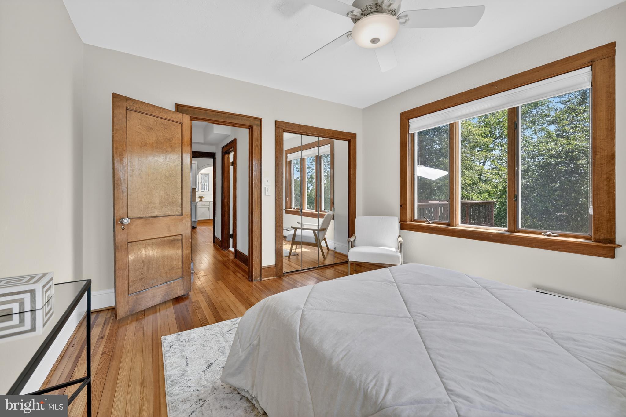 5430 22nd Road North Arlington, VA 22205 - Photo 42 of 135 Bedroom #4 Features Sunny Windows & Warm Hardwoods