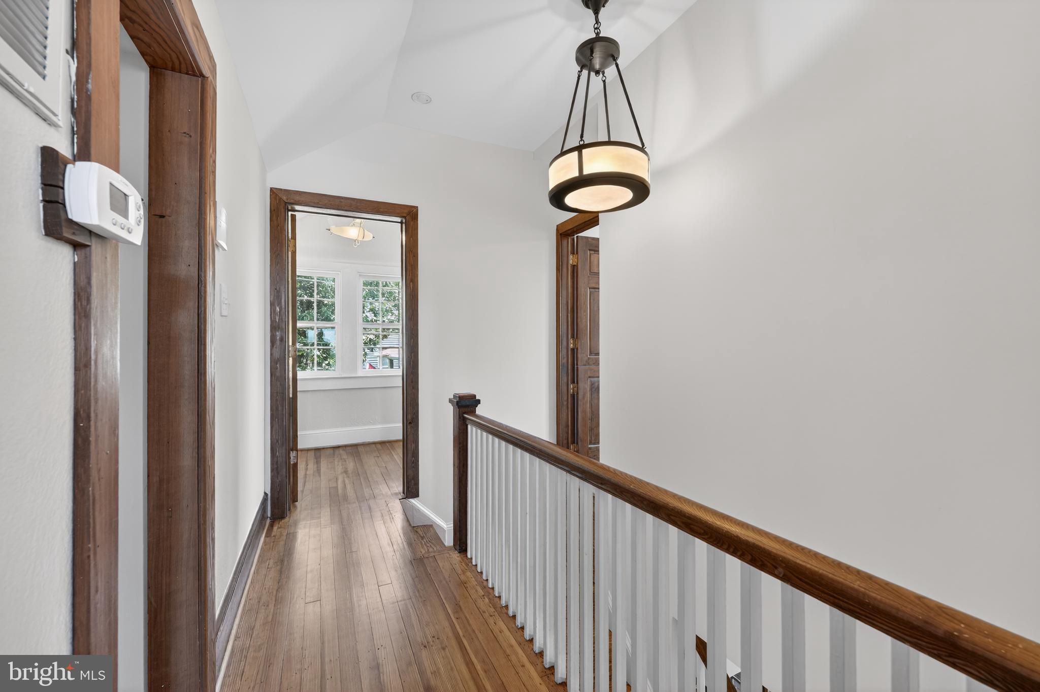 5430 22nd Road North Arlington, VA 22205 - Photo 67 of 135 Bright Hallway with Hardwood Floors & Open Railing