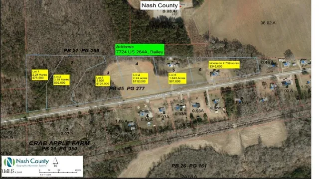 $112,000 | Lot 4 Us 264a, Middlesex, NC 27557