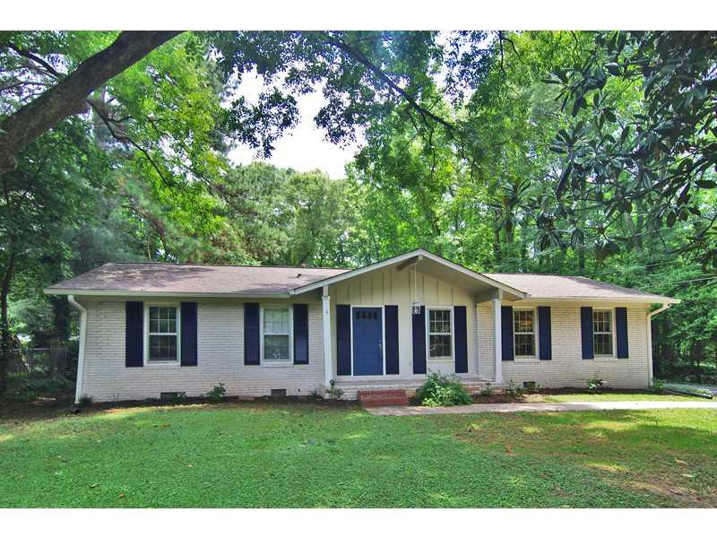 4029 Briarcliff Road Northeast Atlanta, GA 30345 - Photo 1 of 1 Exterior Front. Beautiful Updated ranch on large lot