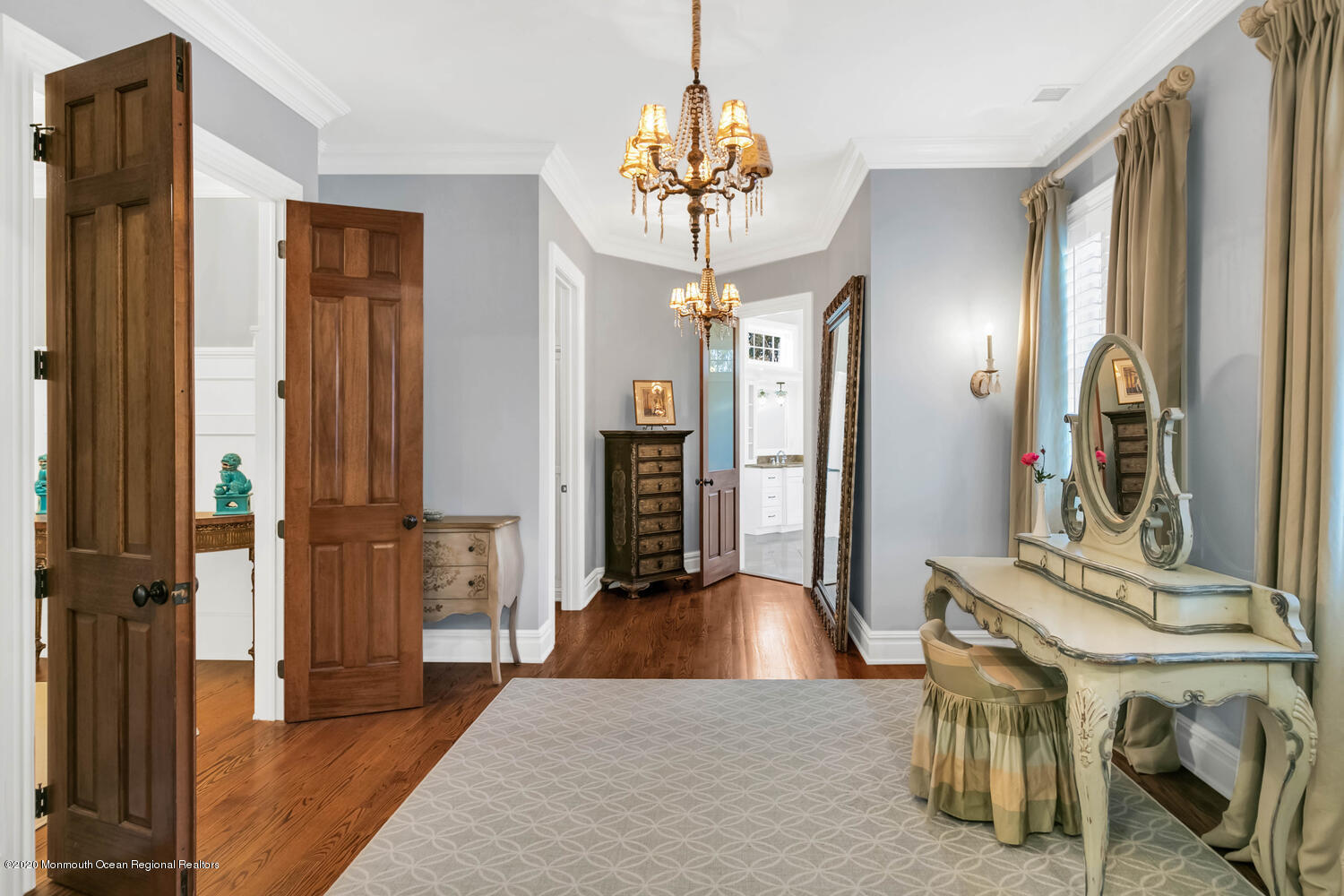 280 Portland Road Atlantic Highlands, NJ 07716 - Photo 35 of 74 a view of a hallway with furniture and chandelier