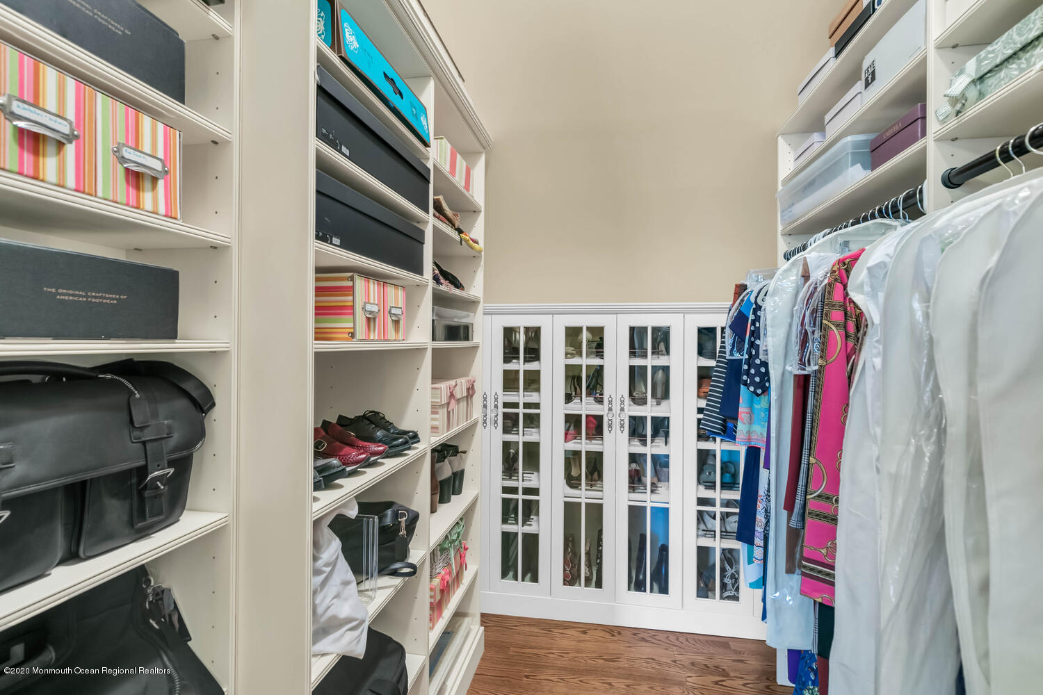 280 Portland Road Atlantic Highlands, NJ 07716 - Photo 39 of 74 a view of walk in closet with clothes and shoes