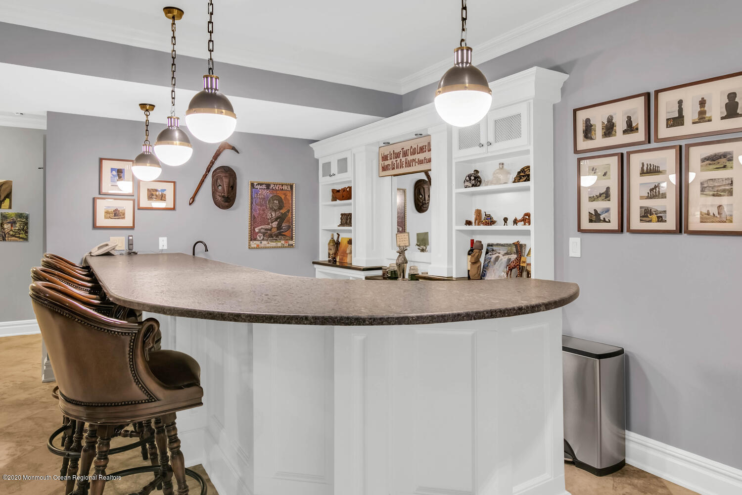 280 Portland Road Atlantic Highlands, NJ 07716 - Photo 43 of 74 Full Basement Bar Area