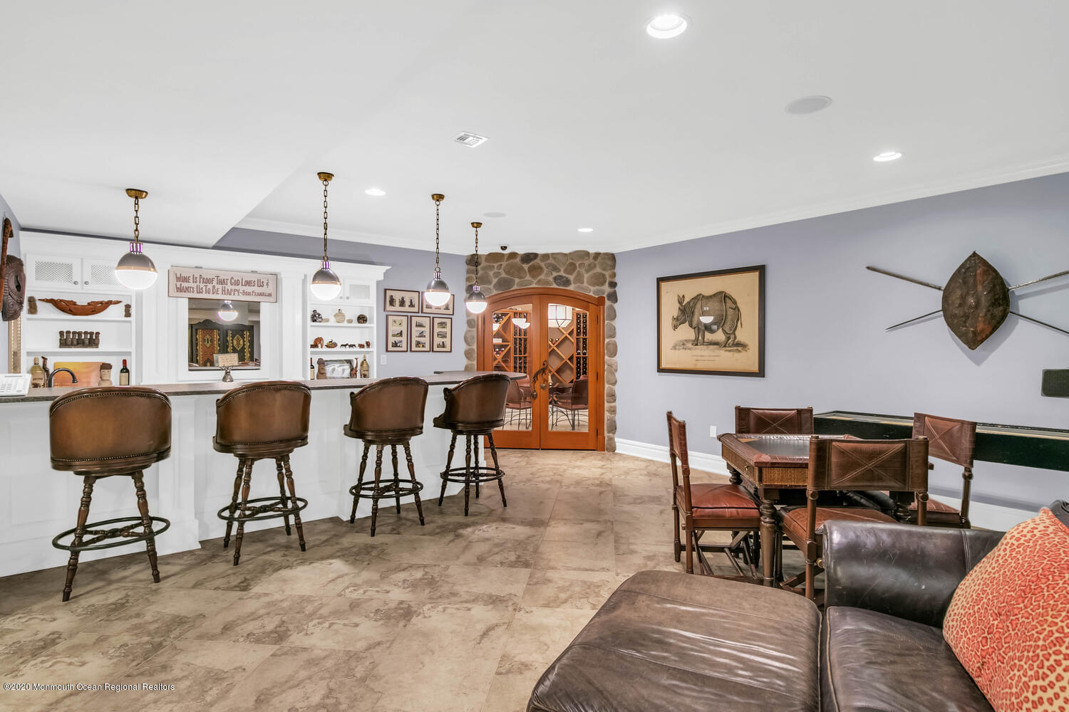 280 Portland Road Atlantic Highlands, NJ 07716 - Photo 44 of 74 a living room with lots of furniture and a rug