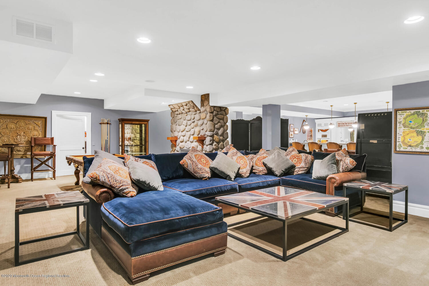 280 Portland Road Atlantic Highlands, NJ 07716 - Photo 50 of 74 a living room with furniture and a flat screen tv