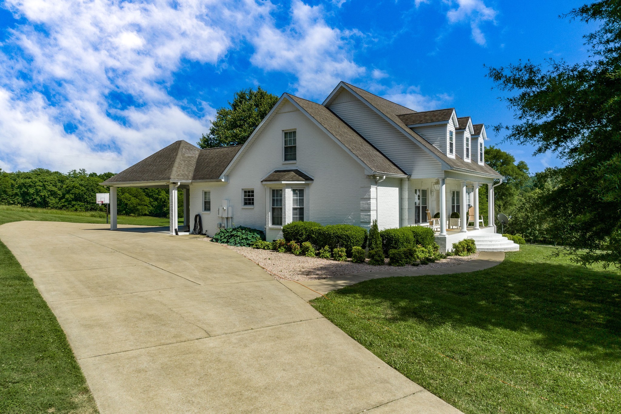 4901 Toll Dugger Road Culleoka, TN 38451 - Photo 5 of 68 a front view of a house with a yard
