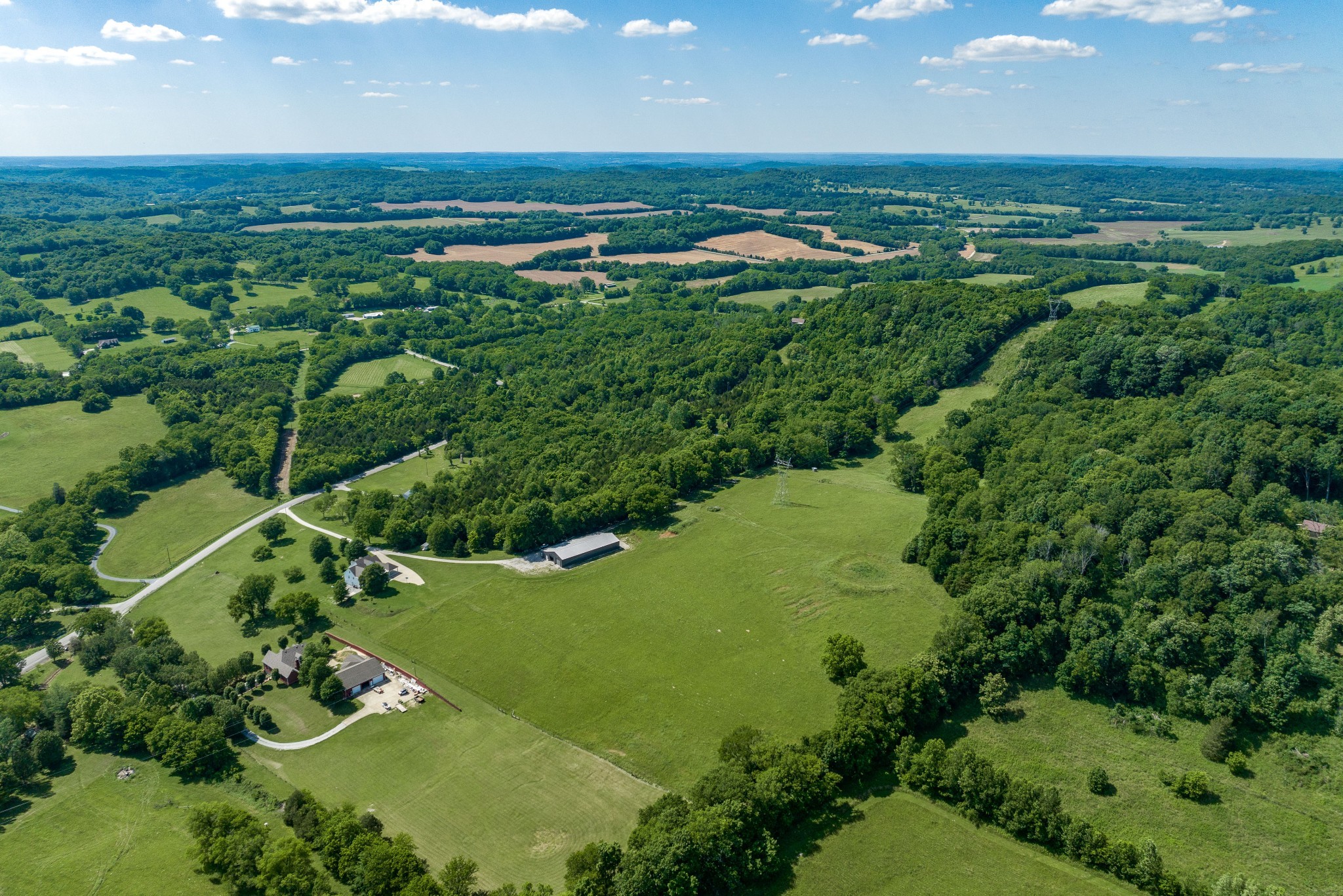 4901 Toll Dugger Road Culleoka, TN 38451 - Photo 63 of 68 an aerial view of a houses with a yard