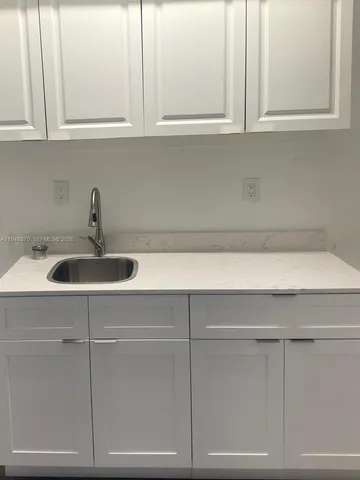 a close view of kitchen sink