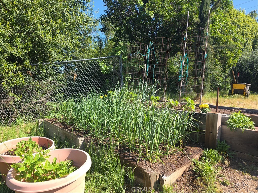 4504 Eickhoff Road Lakeport, CA 95453 - Photo 24 of 40 a view of a garden with a fountain