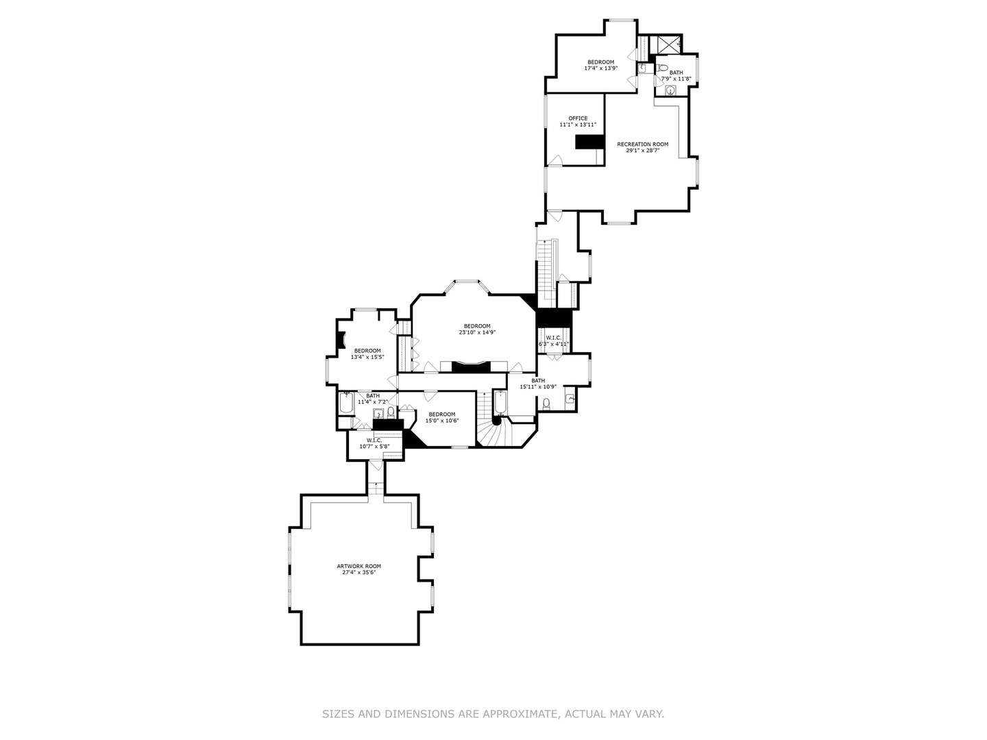 374 Bateman Circle Barrington Hills, IL 60010 - Photo 3 of 6 a picture of a floor plan