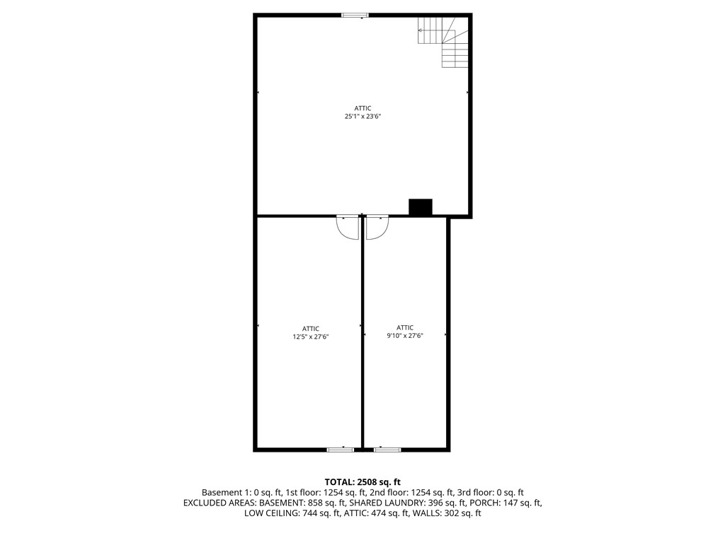 68 Radcliffe Avenue Providence, RI 02908 - Photo 48 of 49 3RD FLOOR FLOORPLAN