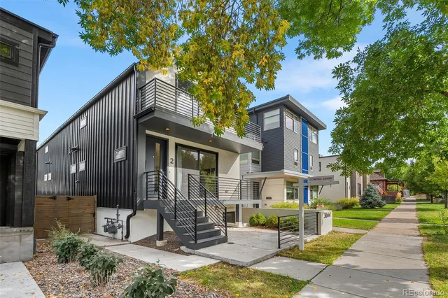 a view of a entryway door front of house