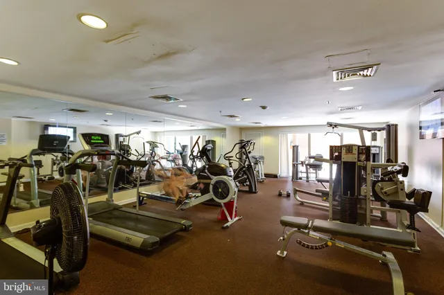 a building view with a outdoor space