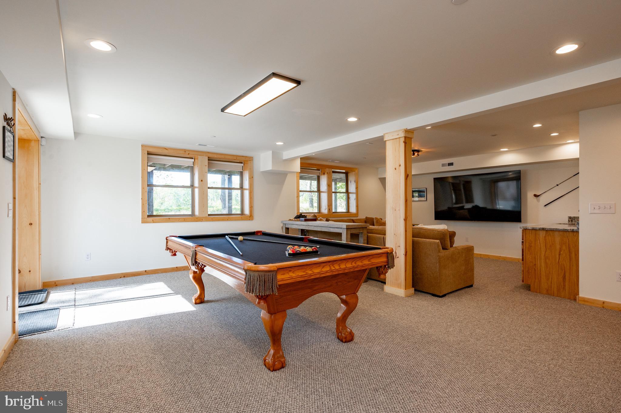 36 Irwin Way Oakland, MD 21550 - Photo 50 of 64 a room with furniture pool table and windows