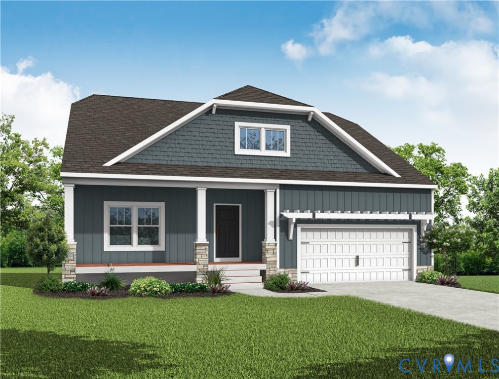 Tbd Albevanna Spring Road Scottsville, VA 24590 - Photo 29 of 33 Artisan Elevation front load garage
