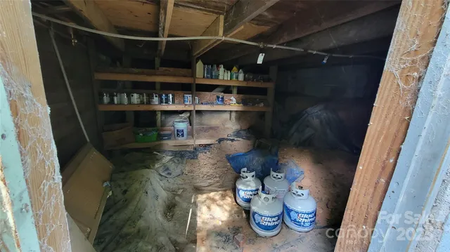 a view of backyard with green space