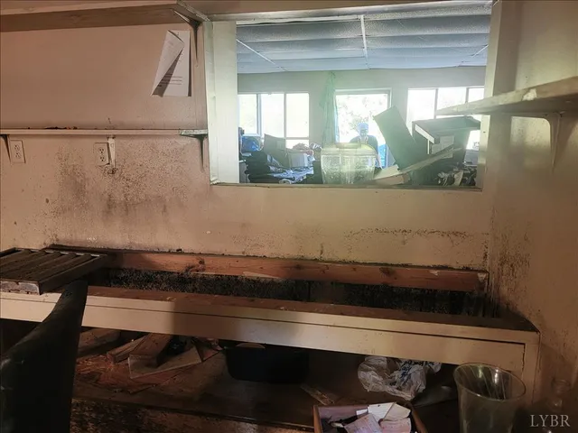 a close view of sink and cabinets