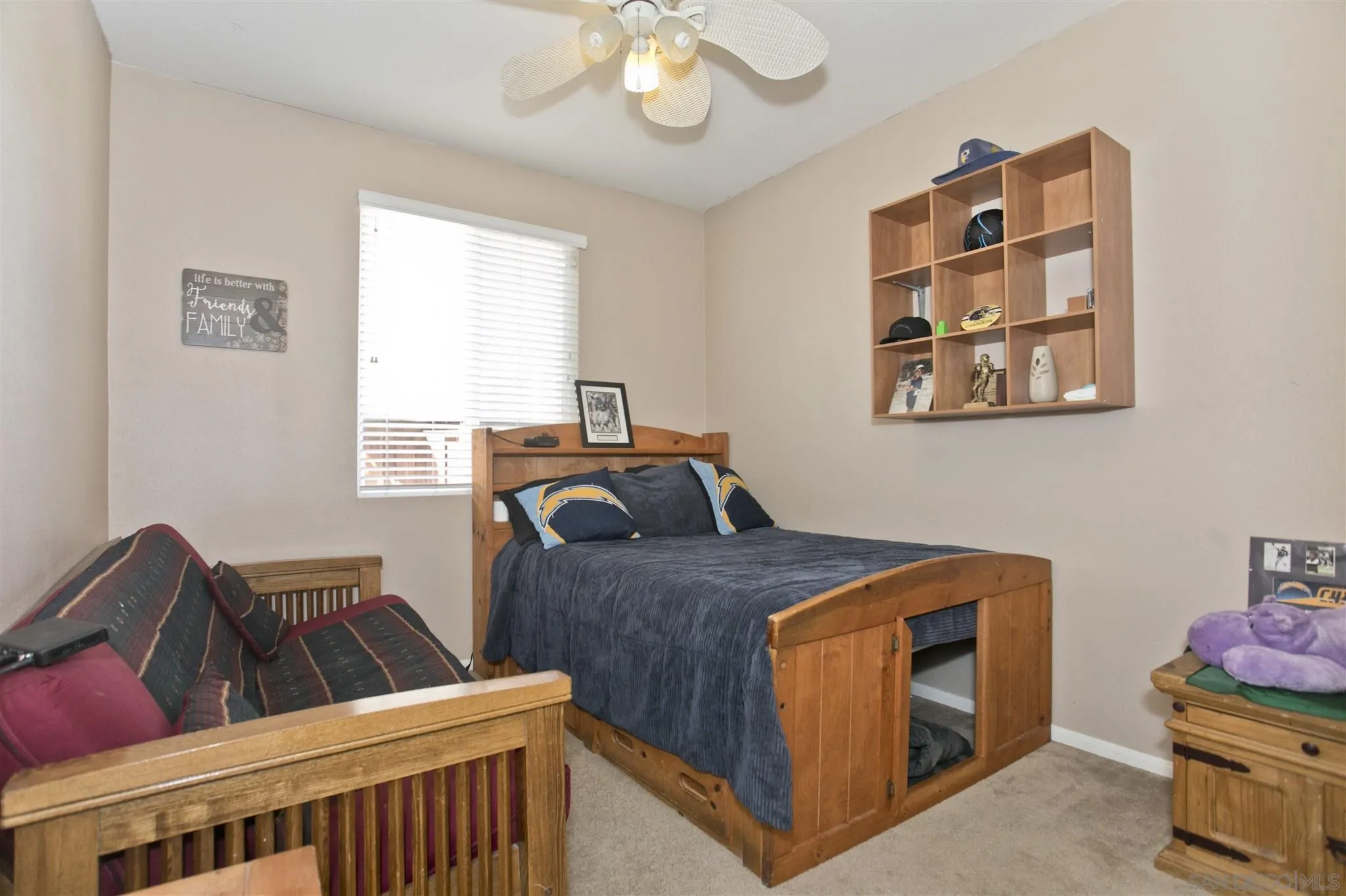 4660 Duskywing Road Hemet, CA 92545 - Photo 18 of 29 a bedroom with two beds and a window