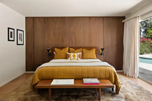 a view of a hallway with workspace