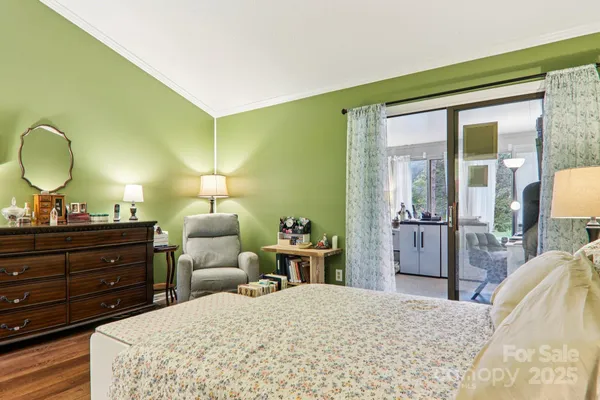 a room with a desk and workspace