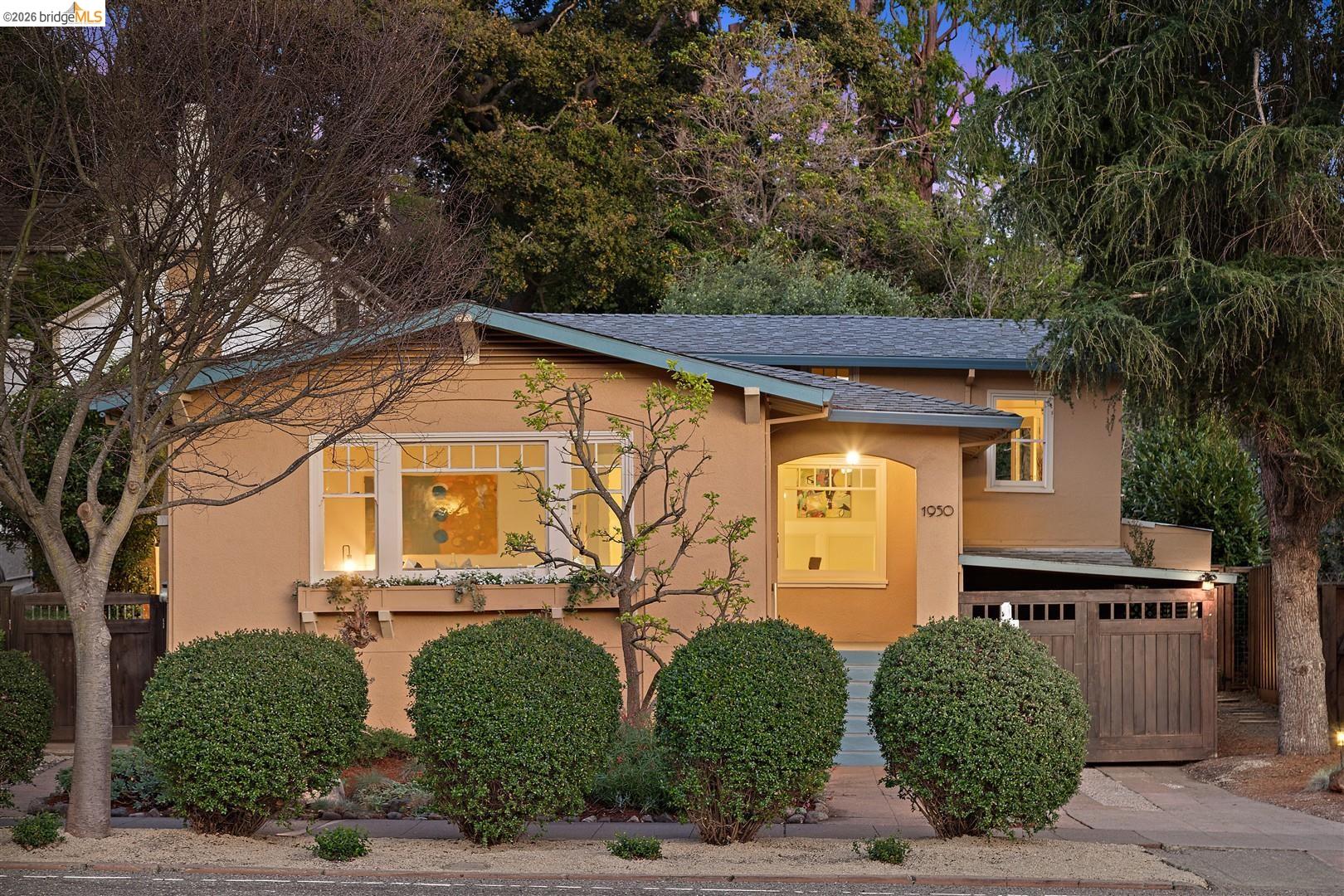 1950 Hopkins Street Berkeley, CA 94707 - Photo 2 of 57 a front view of a house with garden