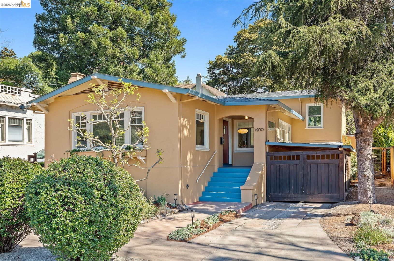 1950 Hopkins Street Berkeley, CA 94707 - Photo 42 of 57 a front view of a house with a yard