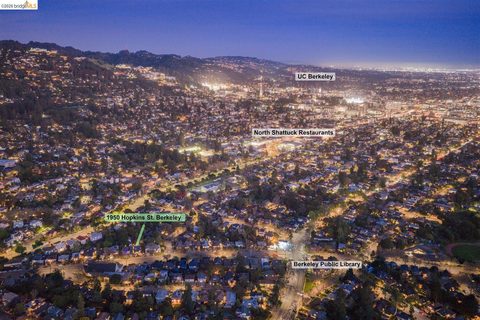 1950 Hopkins Street Berkeley, CA 94707 - Photo 50 of 57 a view of city and mountain