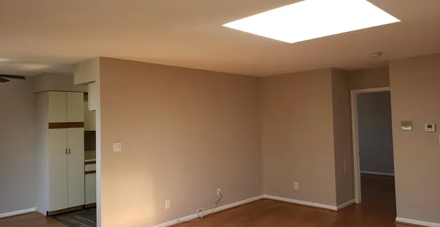 a view of empty room