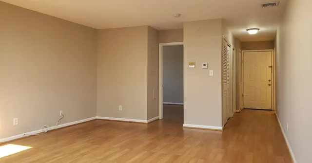 wooden floor in an empty room