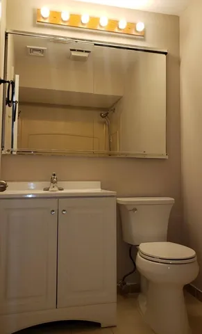 a close view of a toilet sink