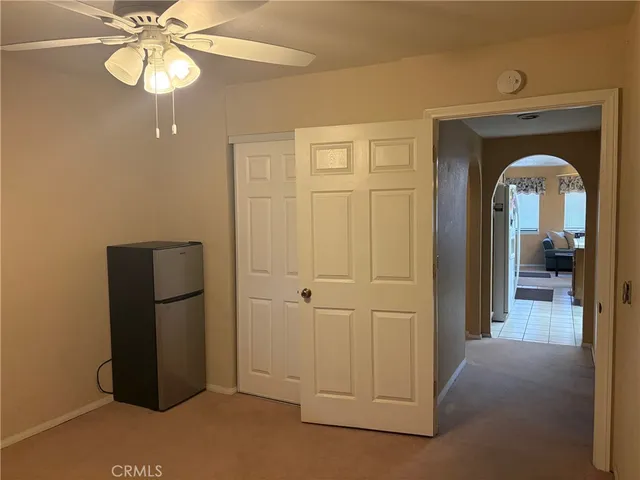 a view of a livingroom with a chandelier