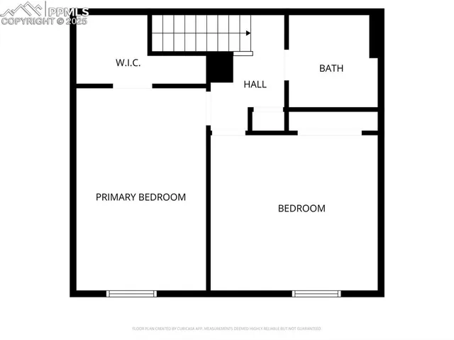 a picture of a bench in a wall