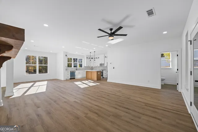 a view of a small space