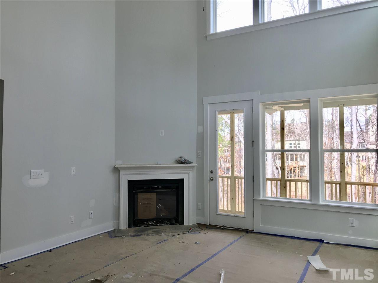 2 Story family room.
