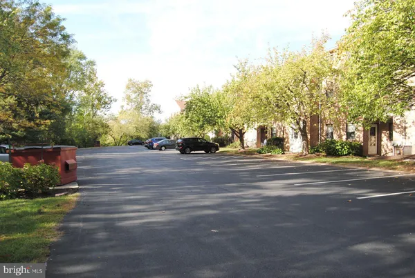 a view of street with houses