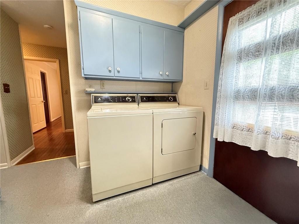 123 Hadley Road Greenville, PA 16125 - Photo 30 of 49 a utility room with dryer and washer