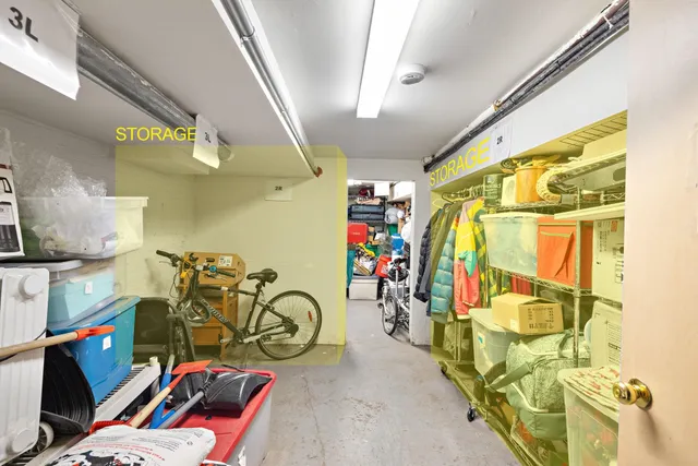 a view of storage and utility room