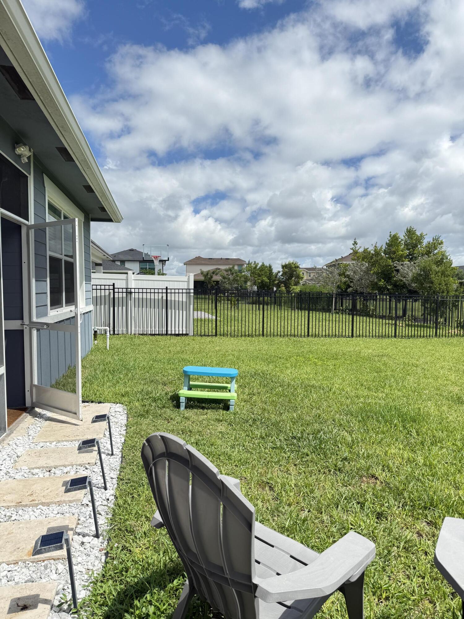 1382 Arrowhead Point Road Loxahatchee, FL 33470 - Photo 40 of 55 a view of a house with a big yard and sitting area