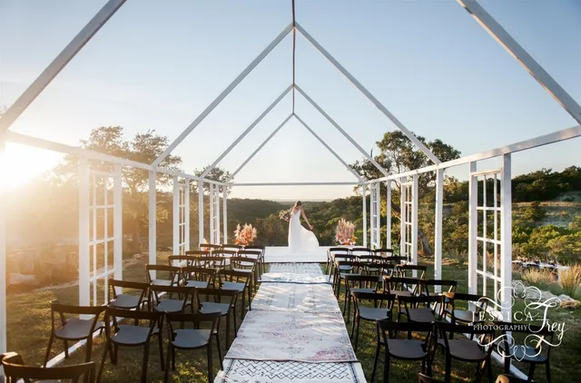 a view of outdoor space with seating area