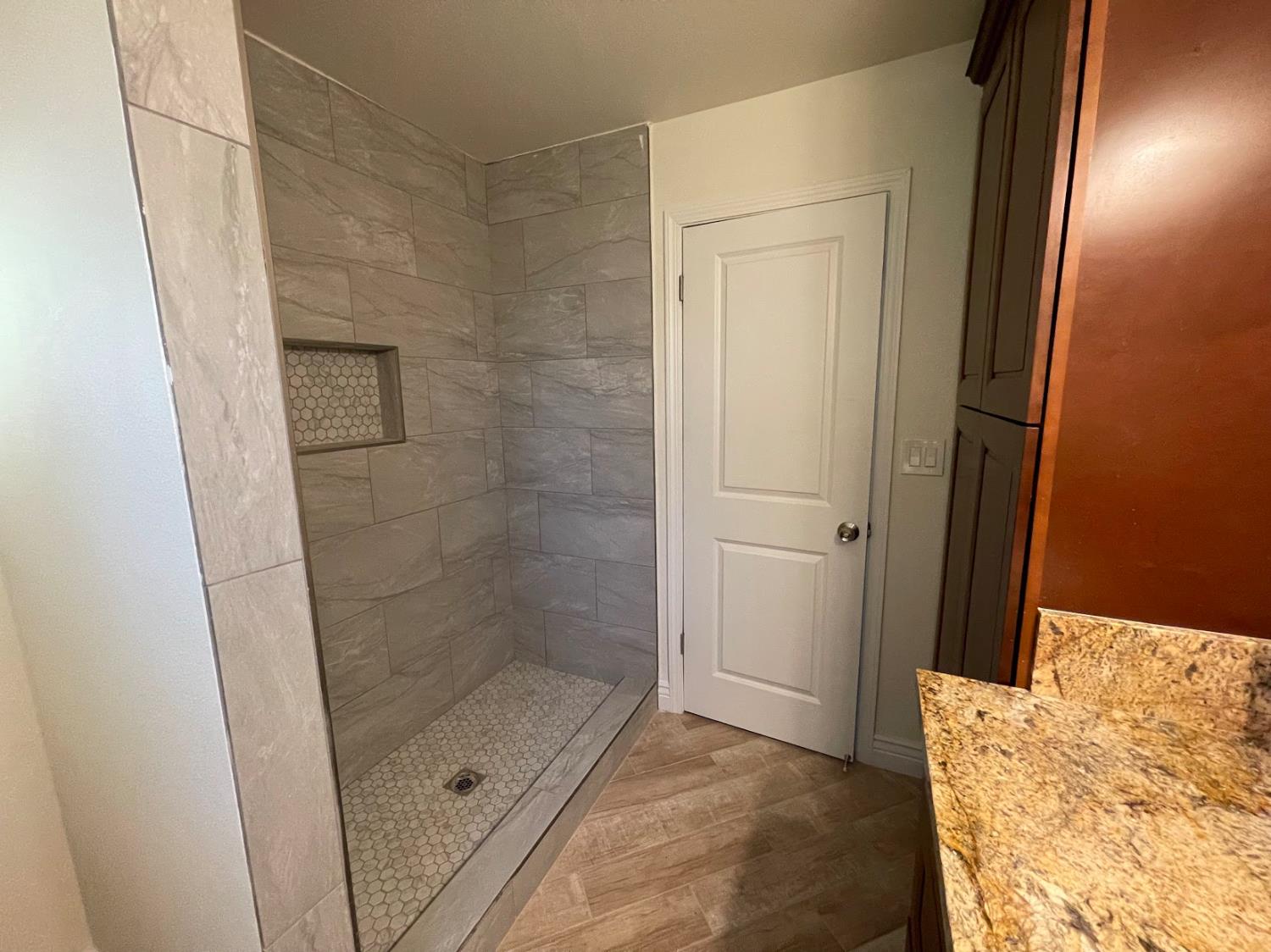 19342 East South Avenue Reedley, CA 93654 - Photo 16 of 29 a bathroom with a shower