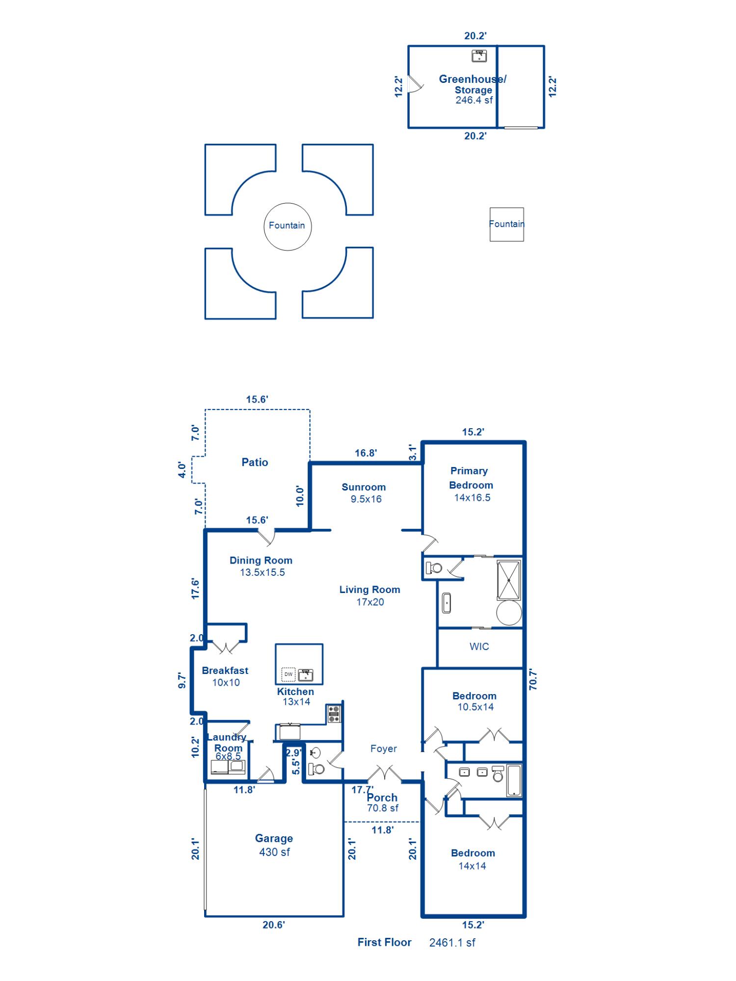 225 Camber Road Huger, SC 29450 - Photo 63 of 63 225 Camber Rd floor plan