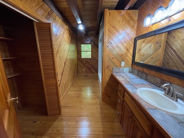 551 Shippmans Creek Road Wartrace, TN 37183 - Photo 14 of 48 a bathroom with a sink and a mirror