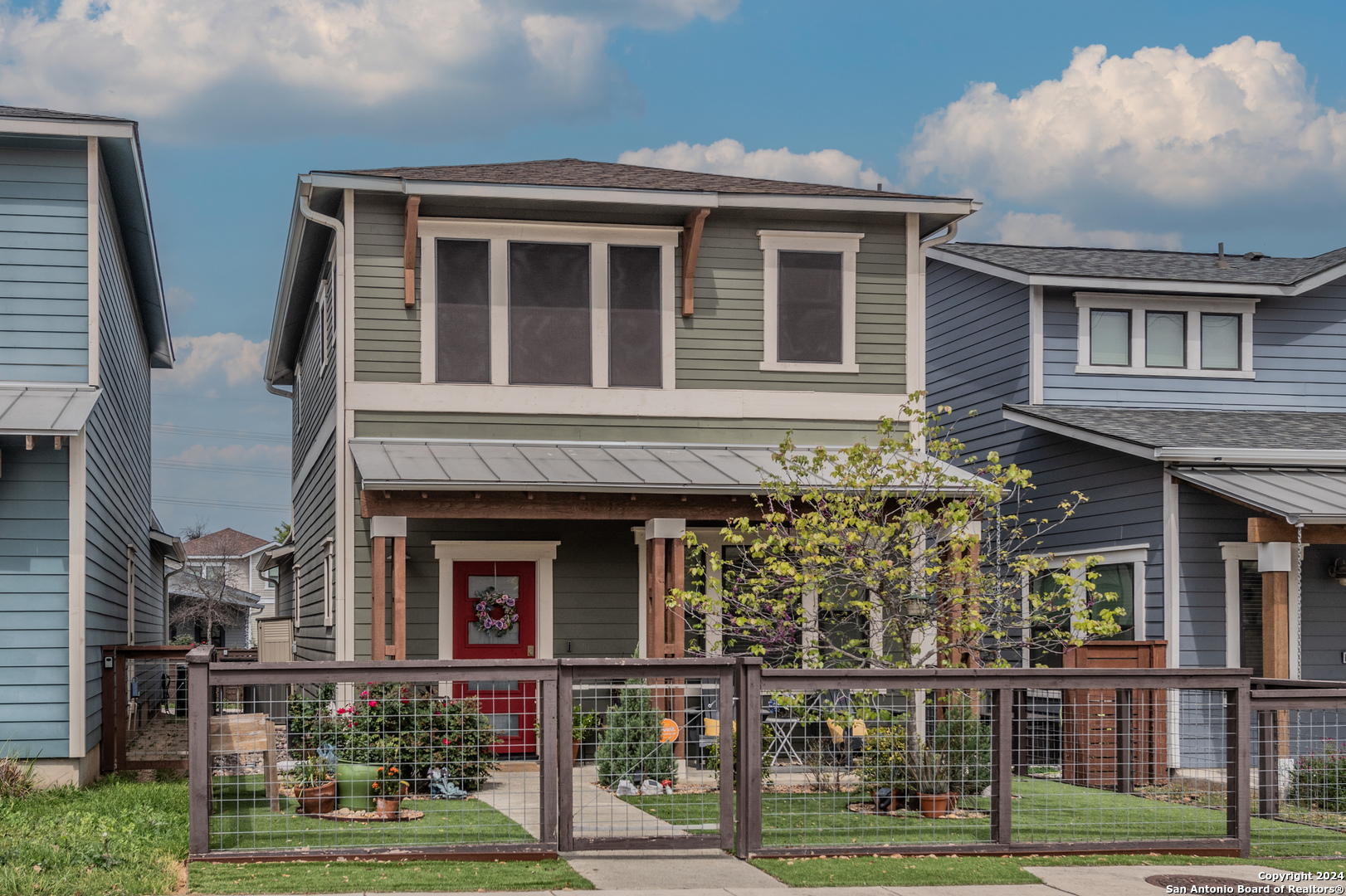 619 Burleson San Antonio, TX 78202 - Photo 21 of 21 a view of a brick building next to a yard